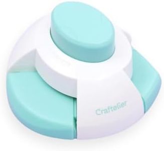 Craftelier - Perforadora para Crear Sobres Personalizados Desde 5 x 8,8 cm Hasta 13 x 17,8 cm | Corta Muesca en Forma de V Redondeada y Redondea Esquinas | Ideal para Scrapbooking y Manualidades