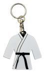 Personalised Black Belt Taekwon Do, Karate, Kung Fu, Martial Art Keyring Gift (Personalised)