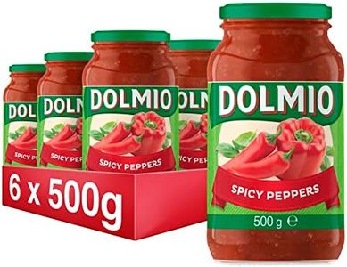 Dolmio Extra Spicy Pepper Tomato Pasta Sauce 500 g (Pack of 6)