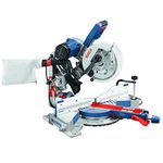 BOSCH CM10GD Compact Miter Saw - 15 Amp Corded 10 Inch Dual-Bevel Sliding Glide Miter Saw with 60-Tooth Carbide Saw Blade, Blue