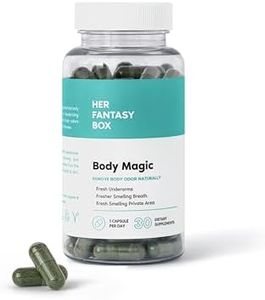 Body Magic Chlorophyll Capsules - 30 Vegan Capsules for Detox, Digestion, Gut Health, Skin Support, and Oily Skin - Natural Energy Booster