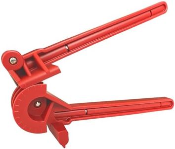 Tubing Bender, Tube Bender, 4-IN-1 brake line Bender Tool for 3/16”, 1/4", 5/16", 3/8" Copper, Brass, Aluminum and Thin Steel Fuel Line Pipe, Bends 0-180°