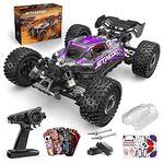 Jetwood Remote Control Car 1:16 Scale, 4WD RTR Brushless Fast RC Cars for Adults All Terrain, Max 42mph Off-Road Hobby Electric RC Buggy, JC16EP with 2 Batteries, RC Truck Gifts for Adults Boys