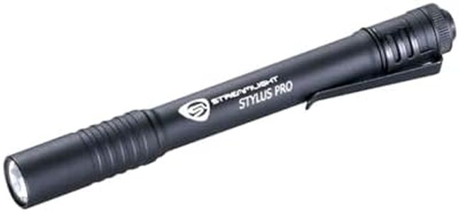 Streamlight 66118 Stylus Pro LED Pen Light with Holster, Black