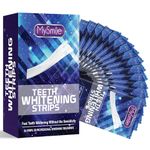 MySmile Professional Teeth Whitening Strips - 56 Enamel Safe Whitening Strips for Sensitive Teeth, No-Slip Fast Results White Strips - 28 Treatments Dental Stain Remover for Brighter Whiter Smile