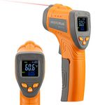 BBQGO Infrared Thermometer,Pizza Thermometer Gun,Digital Laser Temperature Gun -58°F to 1022°F(-50°C - 550°C), Non-Contact IR Thermometer for Pizza/Oven/Cooking/BBQ/Kitchen (NOT for Human)