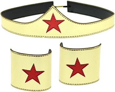 Bioworld Wonder Woman Cuff and Tiara Adult Cosplay Costume Set