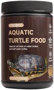 yizeril Aquatic Turtle Food - Solidify Carapace Turtle Nutri Stick Natural Ingredients Antarctic Krill Calcium Vitamin D Enriched Nutritionally Complete Promote Growth for Picky Water Turtles(9.4OZ)