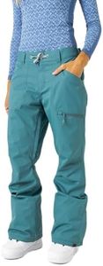 Roxy Women's Standard Outerwear Snow Bottoms Waterproof Ski Pants, Sea Pine, Medium