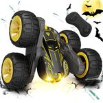 Tecnock 2024 Remote Control Cars with 2.4 Ghz Remote Control 360°Flip Stunts RC Car Monster Truck with Colorful Light for 3-12 Years Outdoor Toy Gift for Kids