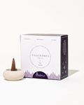 Sadhna.co Charcoal-Free Incense Cones – Natural Aroma for Meditation, Relaxation & Spiritual Use Free Ceramic Stand for Every Pack (40 Cones Per Pack) (Nagchampa)