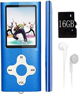 Mp3 Player,Music Player with a 16 GB Memory Card Portable Digital Music Player/Video/Voice Record/FM Radio/E-Book Reader/Photo Viewer/1.8 LCD