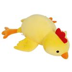 Weighted Chick Stuffed Animals Weighted Chicken Plush Toy 24" 4.2lb Funny Hugging Dolls Plushies Pillows for Boys and Girls