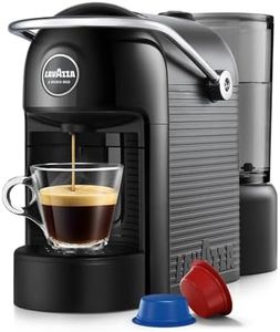Lavazza, A Modo Mio Jolie EVO, Coffee Capsule Machine, Made from 36% Recycled Plastic, Compatible with A Modo Mio Pods, with Removable Cup Rest, Automatic Shut-Off, 1250 W, 220�–240 V, 50–60 Hz, Black