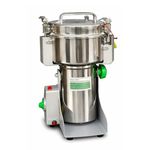 Shoppers Hub PNQ Electric Tiltable Dry Masala Grinder with Timer & Auto Cut Safety Sensor, Heavy Duty Stainless Steel Spice & Grain Grinder for Commercial Kitchen, Hotel & Restaurant (Medium)