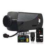 Sunster 2KW 12V 24V Diesel Air Heater, Upgrade Smart LCD Panel Parking Diesel Heater With Ventilation Function & Auto Start-Stop, APP Control, for Truck, Boat, Car Trailer, Motorhomes, Campervans