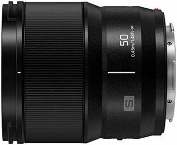 Panasonic LUMIX S Series Camera Lens, 50mm F1.8 L-Mount Interchangeable Lens for Mirrorless Full Frame Digital Cameras, S-S50 Black