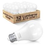 Lumiverse A19 Led Light Bulb, 9 Watt [60W Equivalent], 5000K Daylight White, E26 Base Bulb, 800lm Light Bulbs, Non-dimmable, UL Listed, 12 Pack