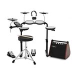 Mesh Electronic Drum Set with 50W Amp and Accessories for Kids & Adults