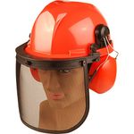 ALM Manufacturing CH011 Chainsaw Safety Helmet,red