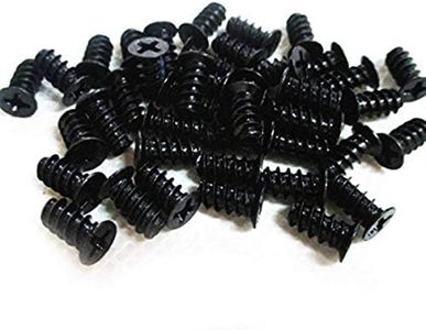 Easycargo Computer Case Fan Screws Black, Fan Screws PC, Fan Screws for 60mm, 70mm, 80mm, 90mm, 92mm, 120mm, 140mm PC Cooling Fan (50 Pack)