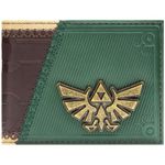 Zelda Adventure of Link Original Tunic of The Wild Wallet Bi-Fold ID & Card Holder, Brown