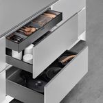 DBR Wood Kitchen Slim Tandem Box For Drawer System Innotech (Grey) (8 X 20 Inches)