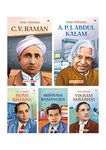 Story Books for Kids (Set of 5 Books) (Illustrated) - Indian Scientists - Biographies for Children - 6 Years to 10 Years Old - CV Raman, Homi Bhabha, Ramanujan, Vikram Sarabhai, Abdul Kalam