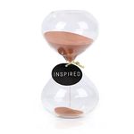 Biloba Puff Sand Timer, Colorful Hourglass Sand Clock, Kitchen Timer - Inspired Glass 3Mins / 5Mins / 30Mins / 60Mins, Home, Office Desk Decor