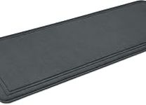 ITSOFT Memory Foam Bath Mat | Non-Slip, Quick Dry, Extra Absorbent, Ideal for Bathroom, Tub, Shower - 50x150 cm Charcoal Grey