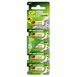 GP Super 23A 12V High Voltage Alkaline Battery (Pack of 5)