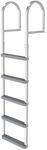 MEIGESI 500 lbs Dock Ladder—5 Steps,Aluminum,Non-Slip Step,Removable Design