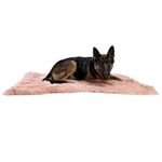 Best Friends by Sheri Calming Shag Fur Cotton Candy Pink Pet Throw Blanket 40x50