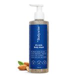 Be Bodywise 2% AHA Body Wash | With 1% Lactic Acid, Glycolic Acid & 4% Glycerin | Exfoliates & Promotes Glowing Skin | Smoothens Rough & Bumpy Skin | Daily Use Shower Gel | 250ml