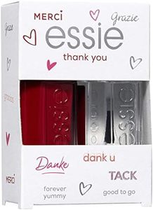 Essie Smalto Essie Base e Manicure, Kit Colore + Gel Fissante, Forever Yummy e Good To Go, Confezione da 2