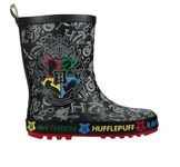 Kids Boys Childrens Character Wellington Boots Wellies Wellys Rain Snow Warm Autumn Winter Shoes Size UK Infant Child 6 7 8 9 10 11 12 13 1 2 3 4 5 (10 UK Child, Harry Potter 1)