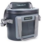 TOURIT 20 Cans Leak-proof Soft Pack Cooler Waterproof Insulated Soft Sided Coolers Bag with Cooler for Hiking, Camping, Sports, Picnics, Sea Fishing, Road Beach Trip