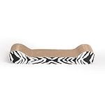 Catit Tiger Design Patterned Scratching Board with Catnip, Lounge