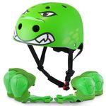 KAYMAN Kids Bike Helmet age 3 to 12, Adjustable Safety Gear for Boys and Girls, Suited to Scooter, Cycling, Skateboard & Roller Skating - Protection for Boys & Girls