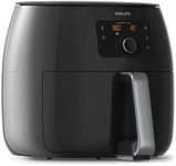 Philips Viva Collection Airfryer XXL with Fat Removal Technology, 2225W, Extra Large Size For Entire Family - HD9650/99, 1.4 KG Capacity, 2225 Watt, Black