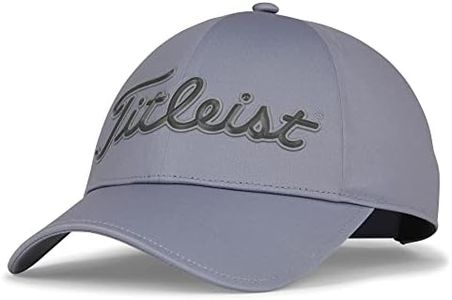 Titleist Players Stay-Dry Rain Cap, Men's, Gray, 57.0 cm