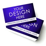 Personalised Business Cards Single Sided, Professional Digital Printing (350gsm Budget, 100)