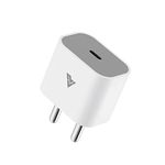 DR VAKU® 20W Charger Type C Adapter for iPhone 15/15 Plus/ 15 Pro/ 15 Pro Max, iPhone 14/14 Plus/ 14 Pro/ 14 Pro Max, with PD 3.0, BIS Certified USB-C 20 Watt Fast Charging Adaptor - White