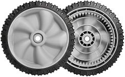 Bularie 734-04581 Front Drive Wheels Replacement for 634-0190(A) - 8" Lawn Mower Wheels Compatible with MTD, Yard Man, Craftsman, Huskee, Yard Machines Self Propelled Walk-Behind Lawnmower 2 Pack