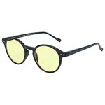 ZENOTTIC Night Vision Glasses for Men Women Anti Glare Yellow Lens Round Night Driving Glasses