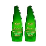 WOW Skin Science 99% Pure Aloe Vera Gel for Face, Skin & Hair - 150ml|Ultimate Gel For Glowing Skin|For Both Men and Women|Pack of 2