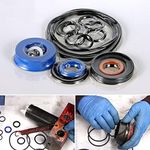 Upgraded Hydraulic Repair Seal Kit Floor Jack Seal Kit Fit for AM200F Matco Floor Jack 2 Ton, 29 pcs