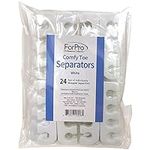 ForPro Comfy Toe Separators, White,