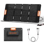 NURZVIY 100W Foldable Portable Solar Panel Charger Kits 100 Watt Portable Solar Charger for Camping, Outdoor and RV, Compatible with Jackery, BLUETTI, Anker, Goal Zero Portable Power Stations