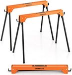 Goplus Folding Sawhorses Twin Pack,